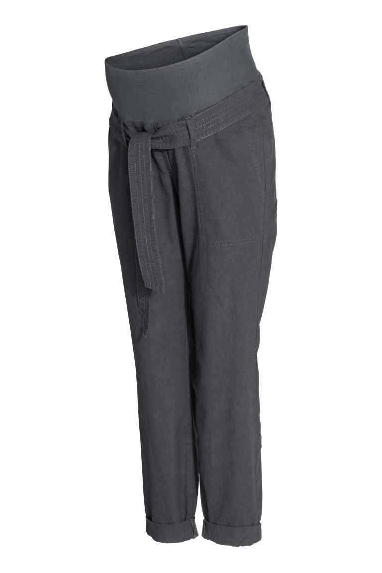 MAMA Trousers in a linen blend